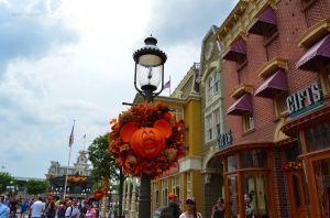 Mickey Pumpkin on Main Street